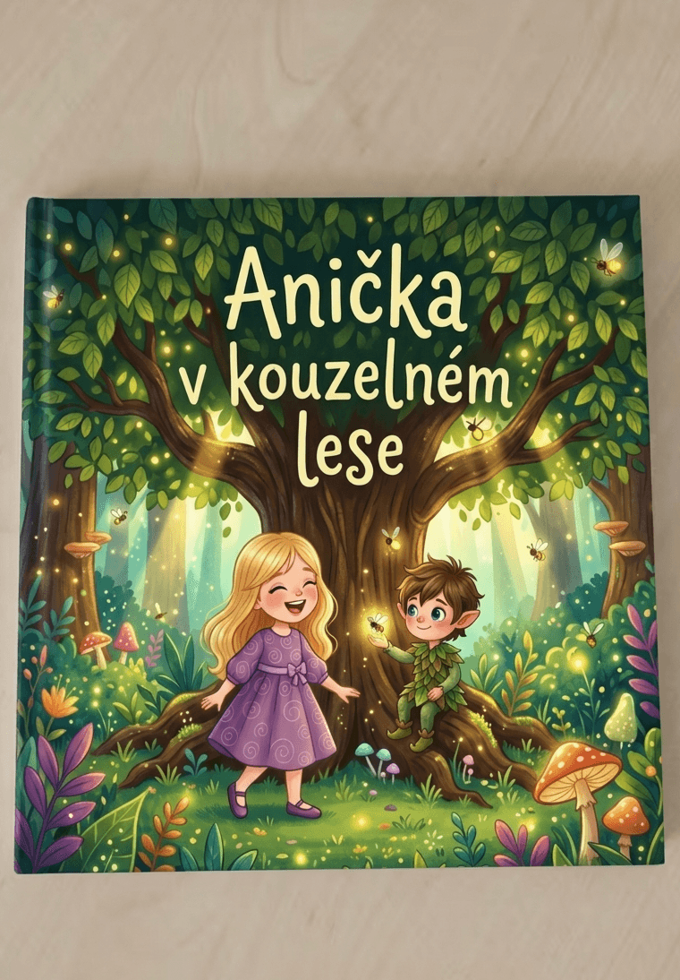 Fotografie knihy Anička v kouzelném lese