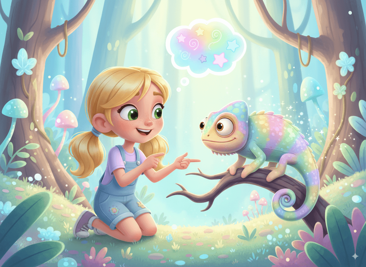 Anetka a barevné tajemství chameleona Bafa